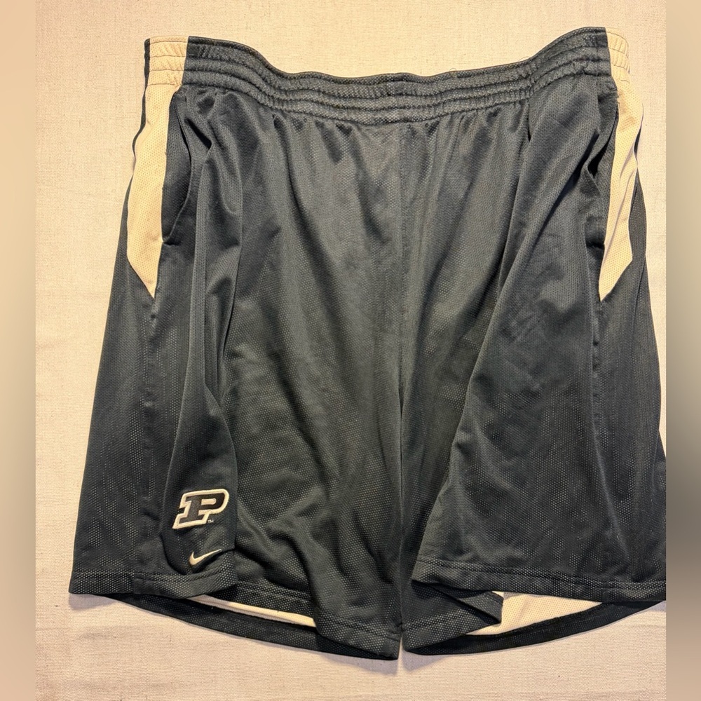 Purdue Boilermakers Nike Athletic Basketball  Shorts Mens Black Gold  2xl